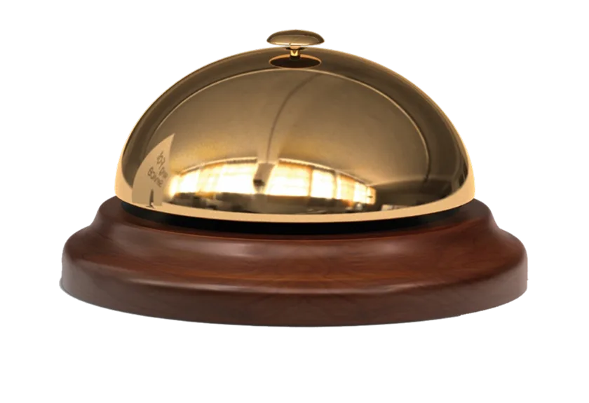 Concierge bell pressed